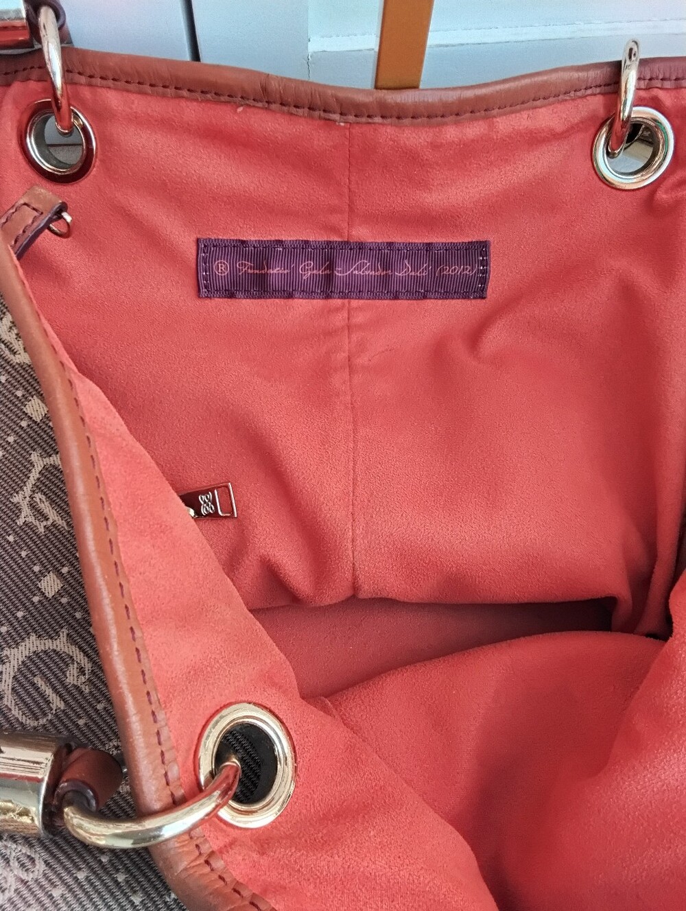 Lancel Paris Salvatore Dali Designed Tote Bag - Picture 6 of 12